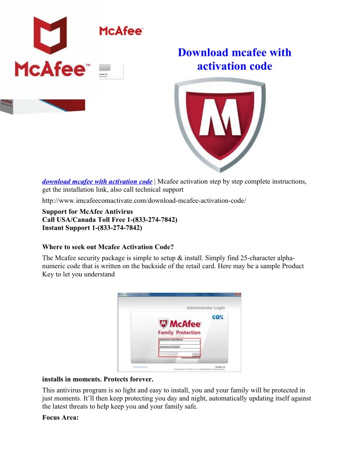 mcafee mac download free